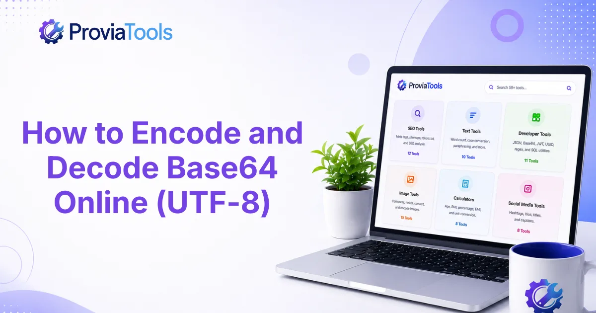 How to Encode and Decode Base64 Online (UTF-8)