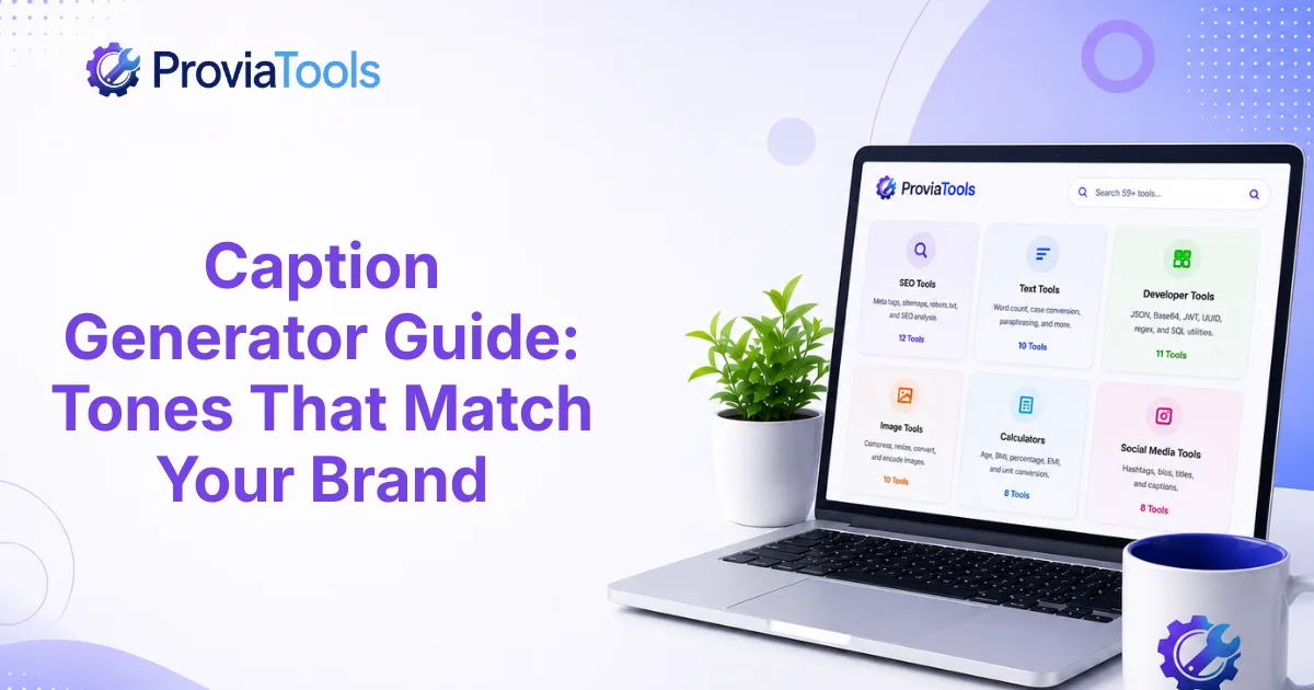 Caption Generator Guide: Tones That Match Your Brand