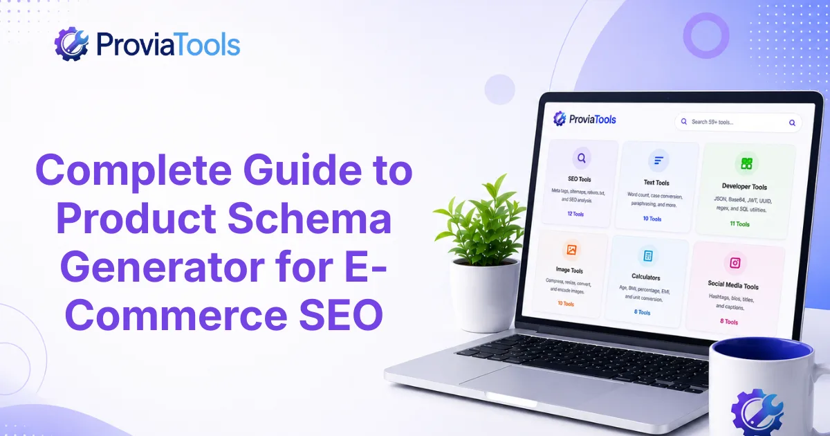Complete Guide to Product Schema Generator for E-Commerce SEO