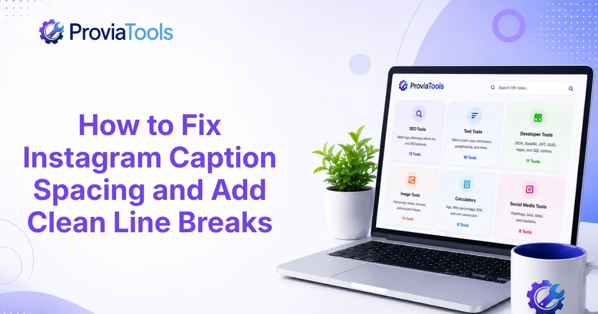 How to Fix Instagram Caption Spacing and Add Clean Line Breaks