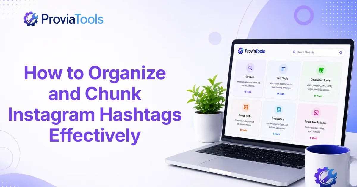 How to Organize and Chunk Instagram Hashtags Effectively