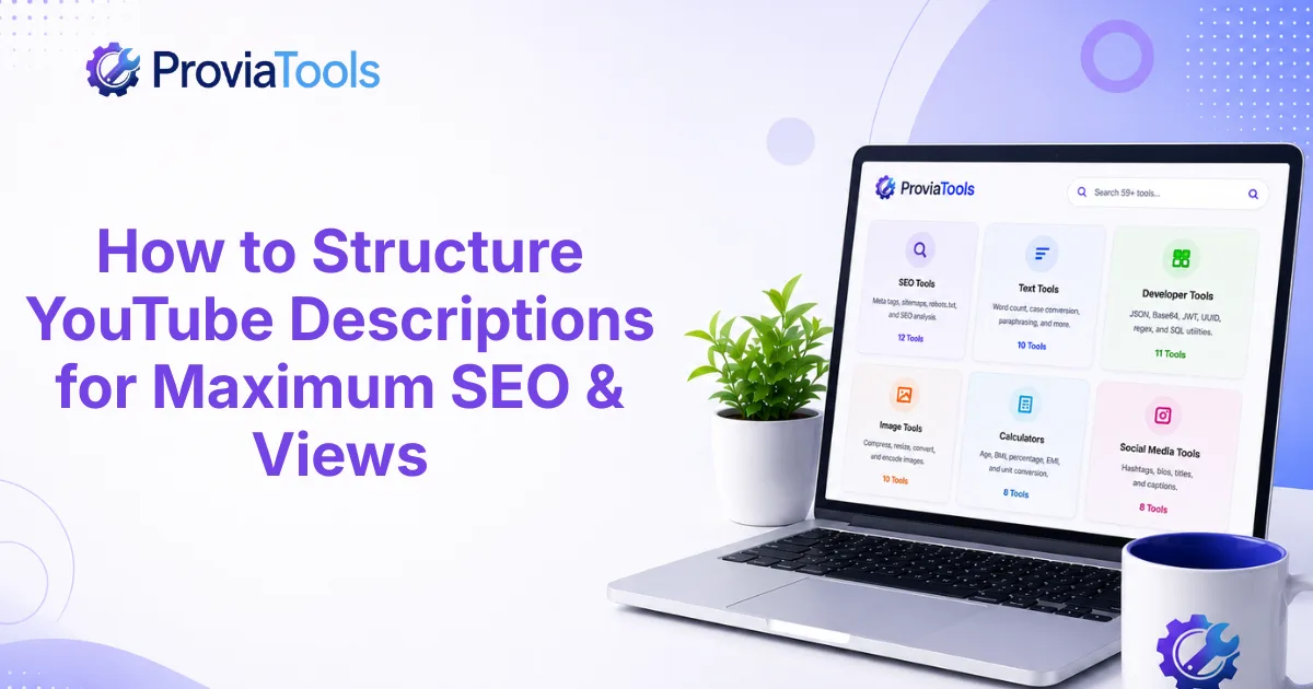 How to Structure YouTube Descriptions for Maximum SEO & Views