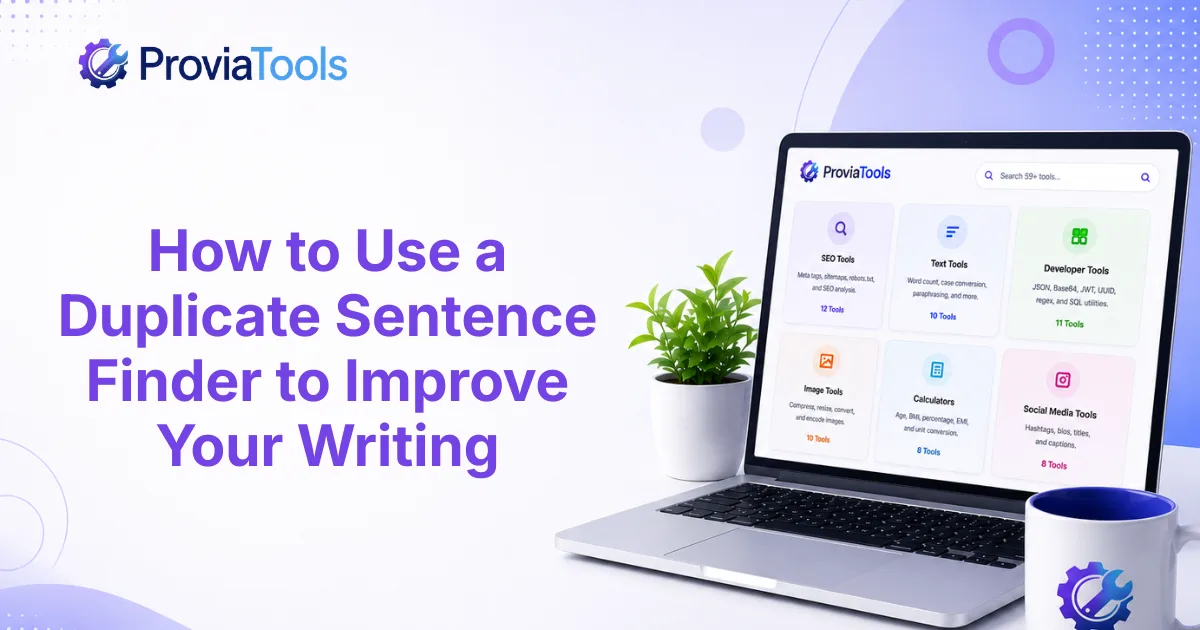 How to Use a Duplicate Sentence Finder to Improve Your Writing