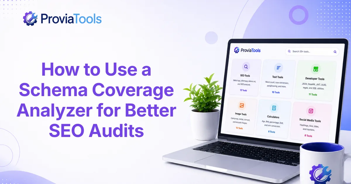 How to Use a Schema Coverage Analyzer for Better SEO Audits