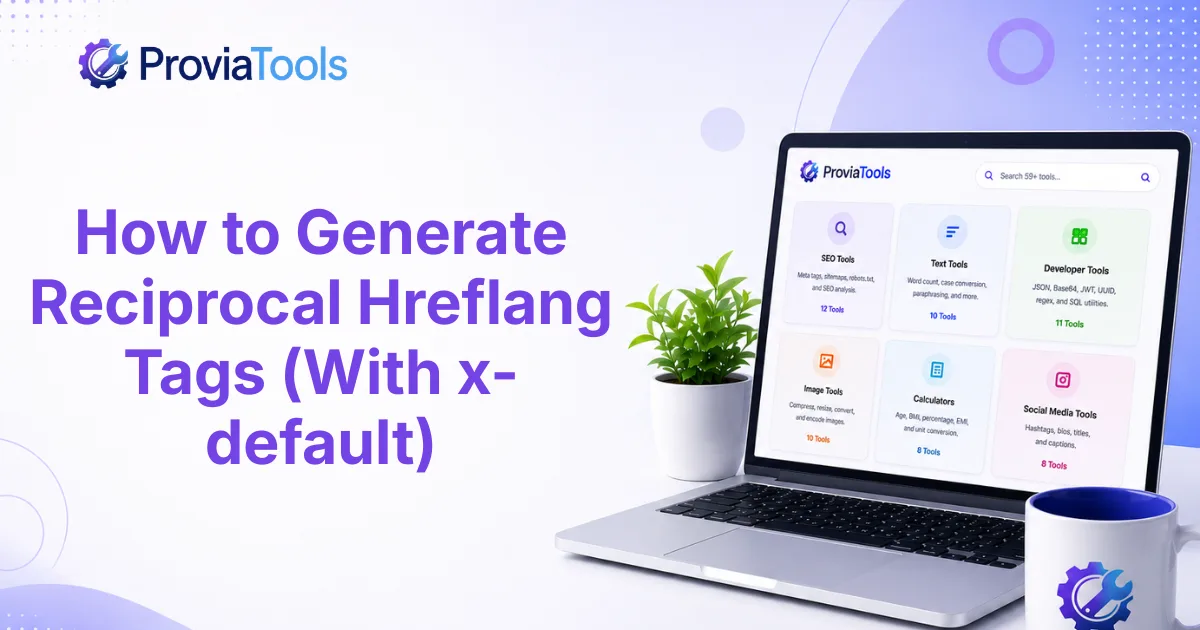 How to Generate Reciprocal Hreflang Tags (With x-default)