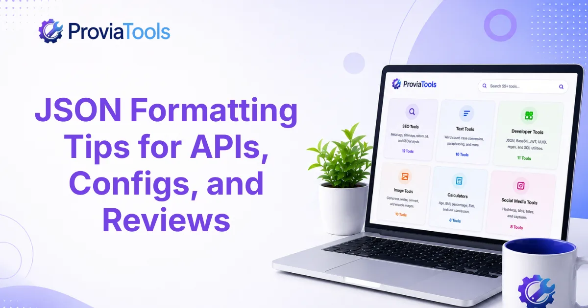 JSON Formatting Tips for APIs, Configs, and Reviews
