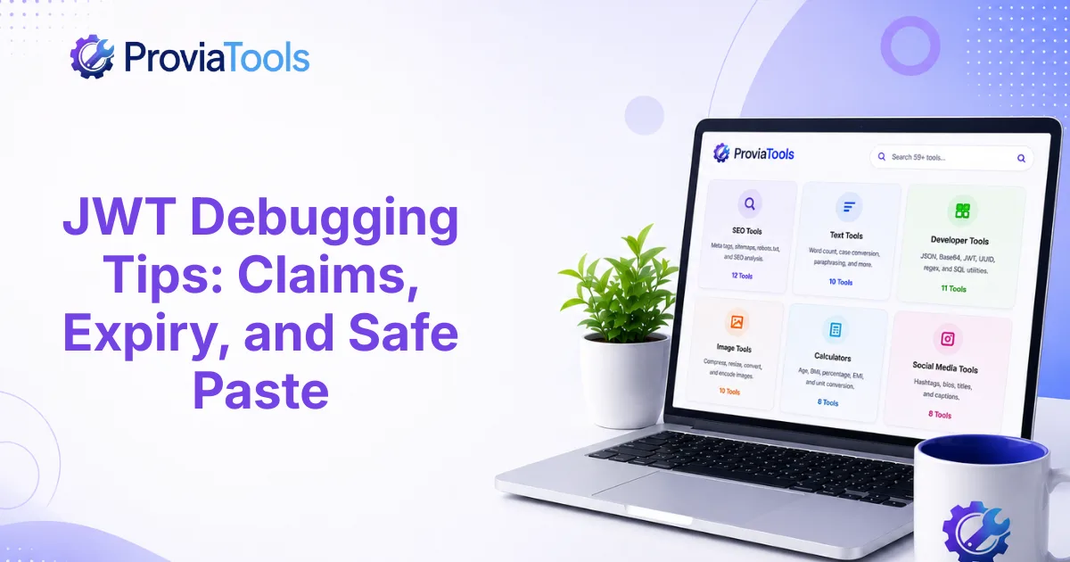 JWT Debugging Tips: Claims, Expiry, and Safe Paste