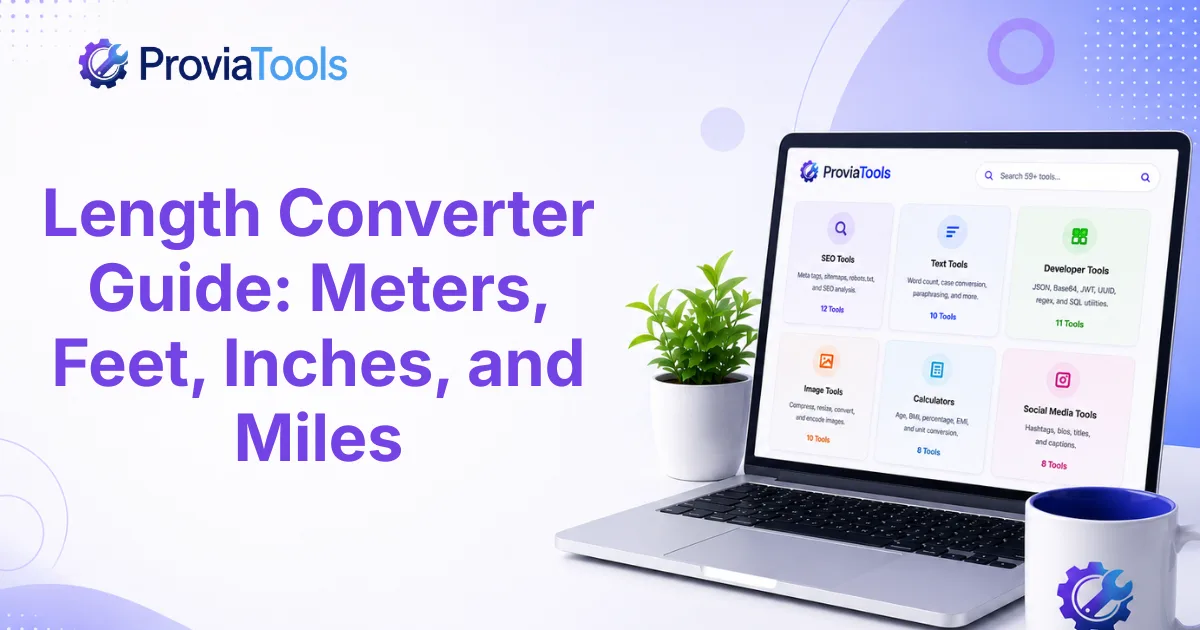 Length Converter Guide: Meters, Feet, Inches, and Miles