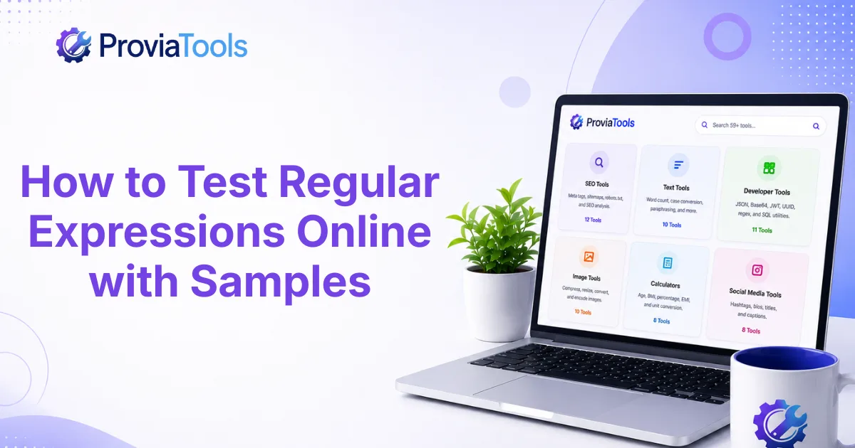 How to Test Regular Expressions Online with Samples