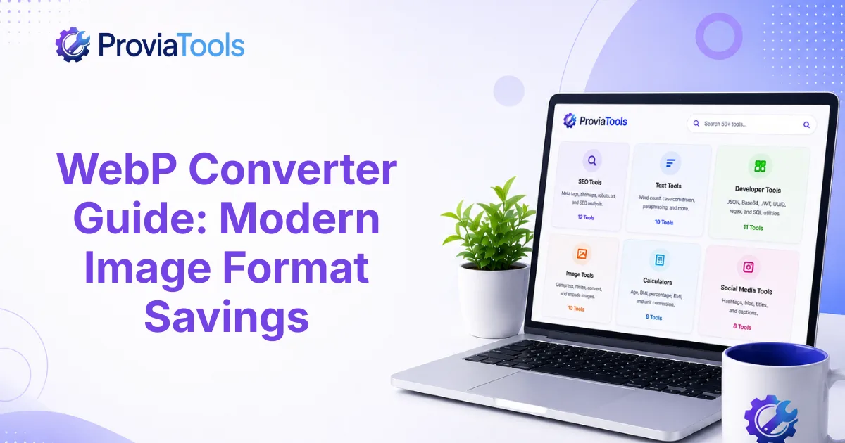 WebP Converter Guide: Modern Image Format Savings