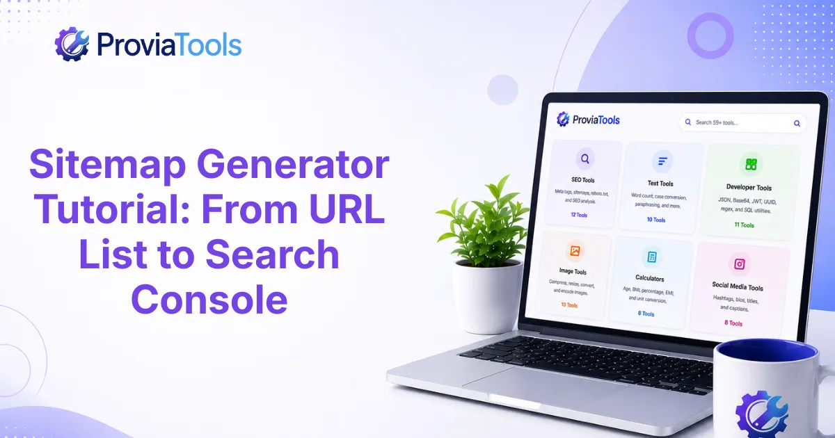 Sitemap Generator Tutorial: From URL List to Search Console