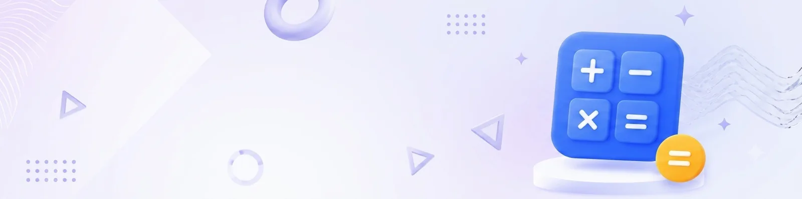 Calculators tools category banner